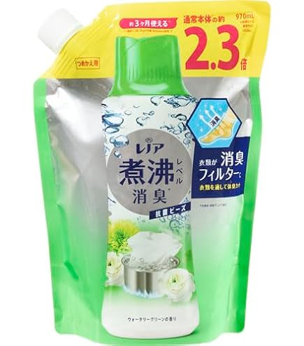 Amazon | P＆G レノア煮沸レベル 消臭抗菌ビーズ ナチュリスシャワー
